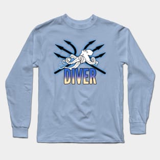 Scuba diving  t- shirt designs Long Sleeve T-Shirt